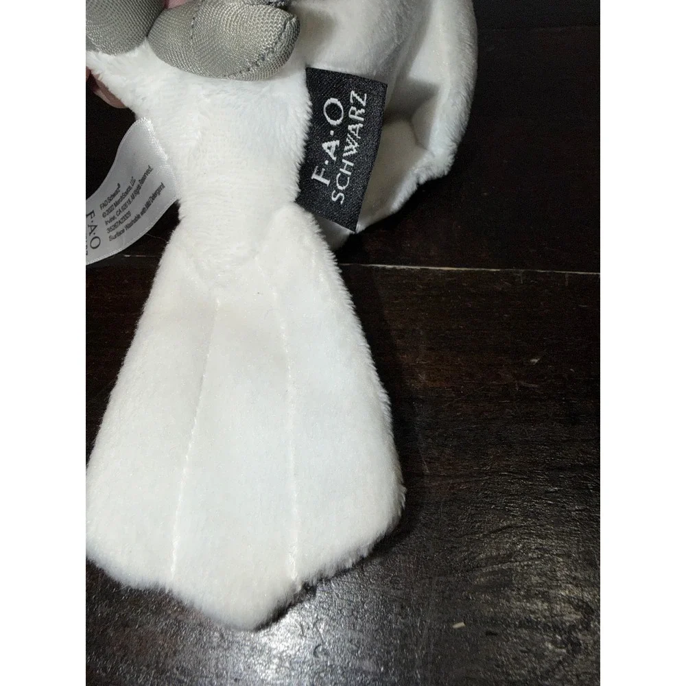 FAO Schwarz Cockatoo Plush Stuffed Animal Bird White Yellow Crest 10